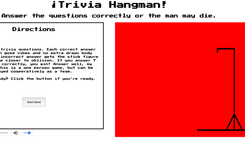 Trivia Hangman